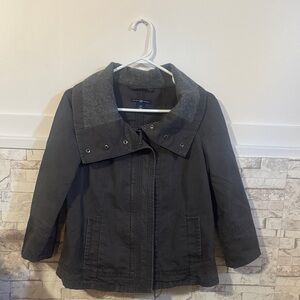 5 for $30 GAP Charcoal Jacket with Ribbed Texture